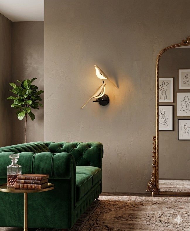 ARTISTIC DOUBLE BIRD LAMP