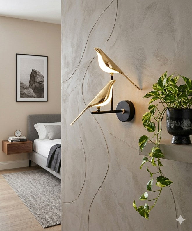 ARTISTIC DOUBLE BIRD LAMP
