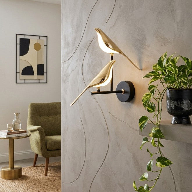 ARTISTIC DOUBLE BIRD LAMP