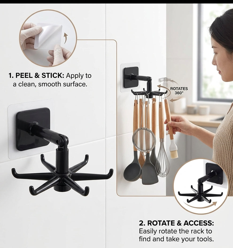 360Spin Hook Rack