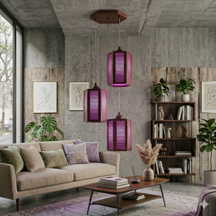 LatticeLux Triple Pendant