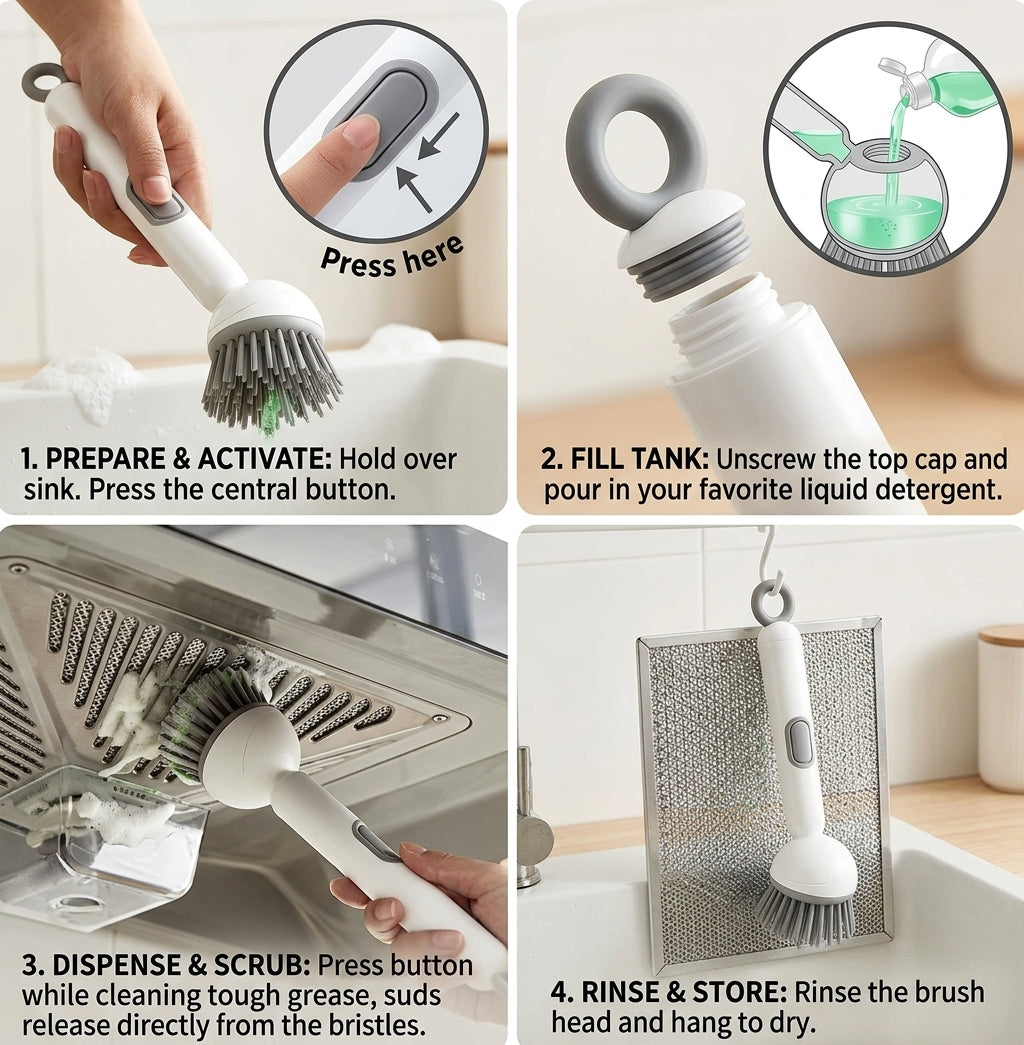 CleanFlow Dish Brush
